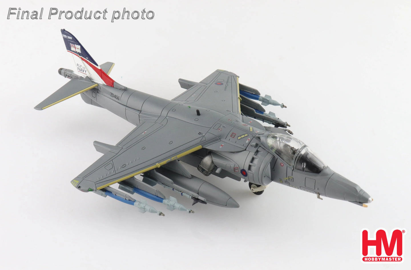 HOBBY MASTER HARRIER GR9 ZD406 ROYAL NAVY STRIKE WING RAF COTTESMORE 2009