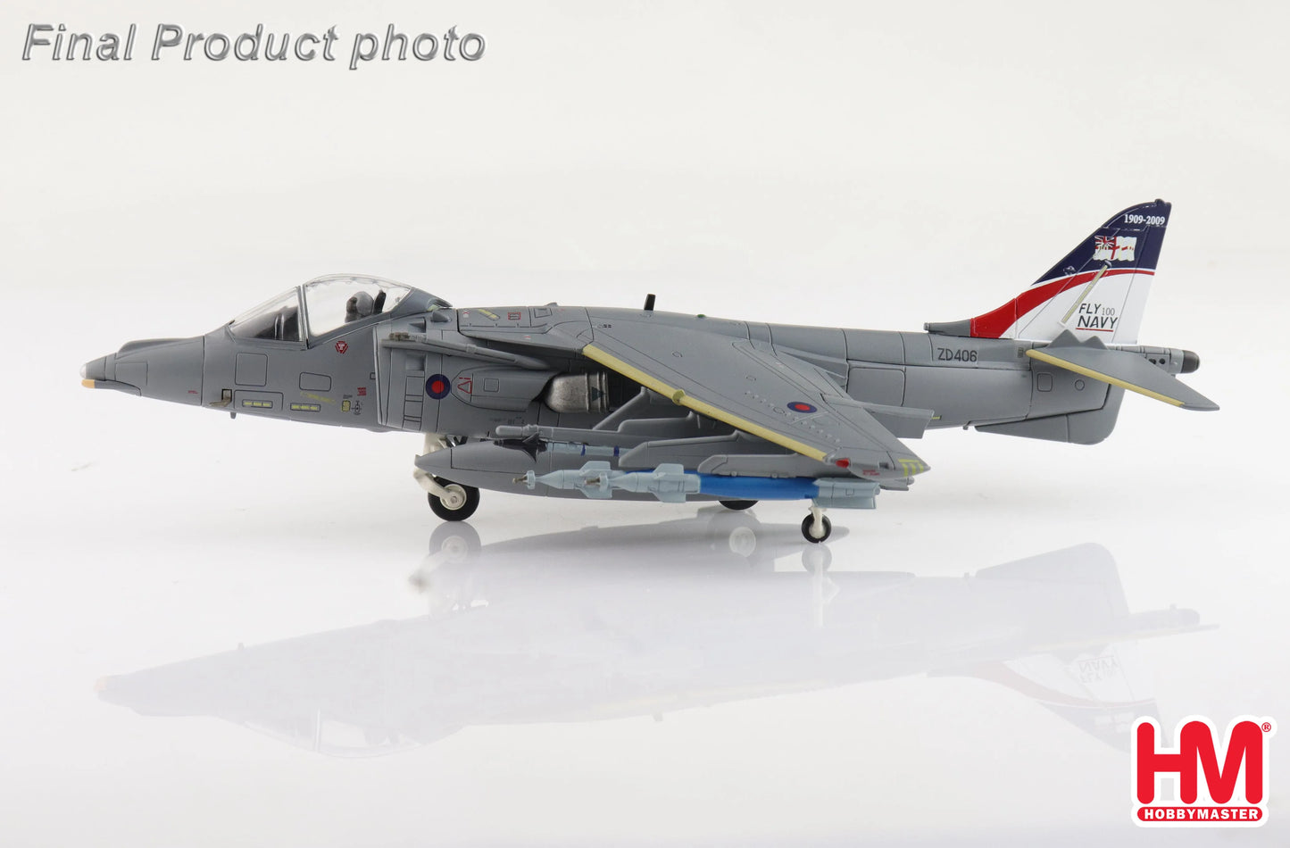 HOBBY MASTER HARRIER GR9 ZD406 ROYAL NAVY STRIKE WING RAF COTTESMORE 2009