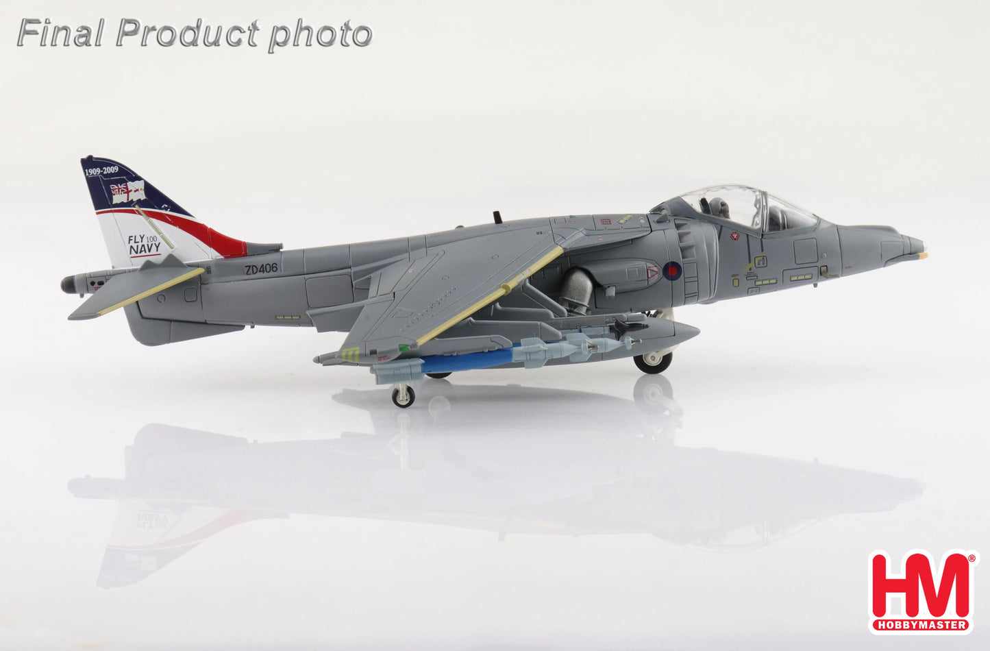 HOBBY MASTER HARRIER GR9 ZD406 ROYAL NAVY STRIKE WING RAF COTTESMORE 2009