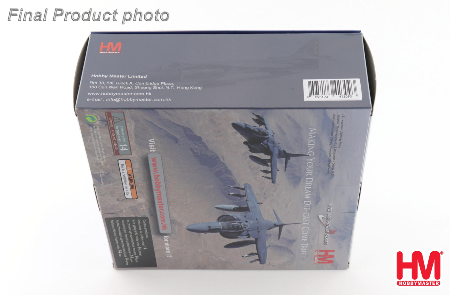 HOBBY MASTER HARRIER GR.5 ZD352/01 NO.1 SQN RAF WITTERING 1990'S