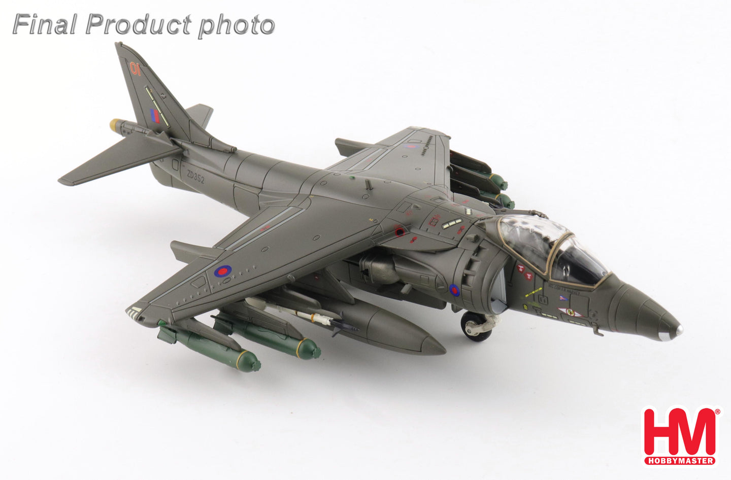 HOBBY MASTER HARRIER GR.5 ZD352/01 NO.1 SQN RAF WITTERING 1990'S