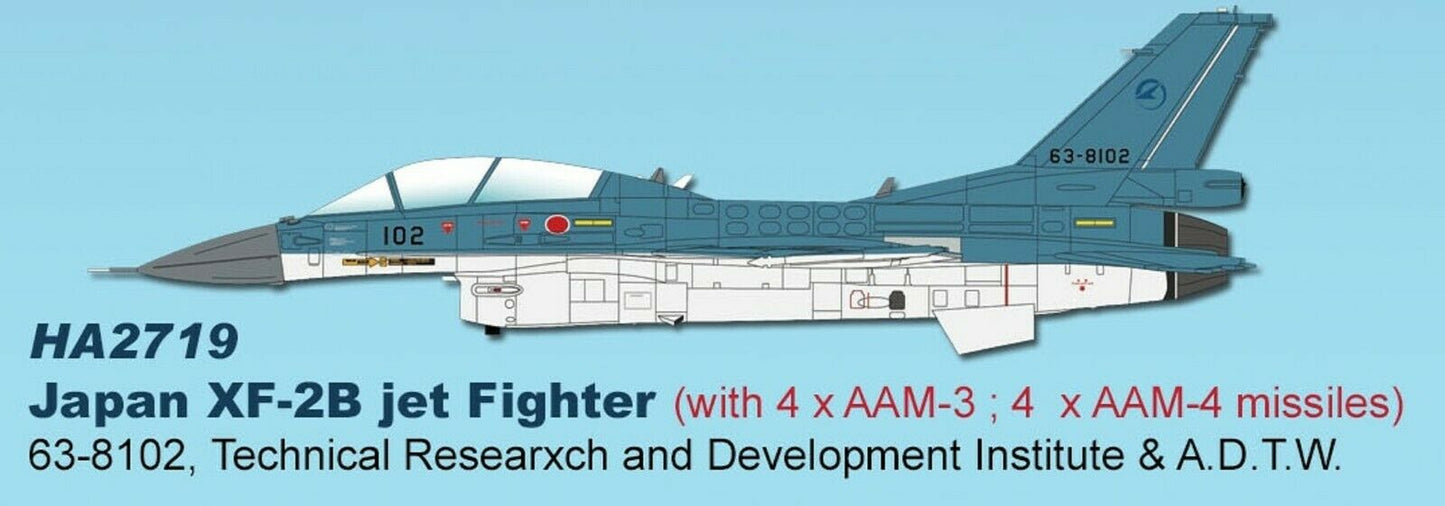 HOBBY MASTER XF-2B JAPAN JET FIGHTER REG: 63-8102