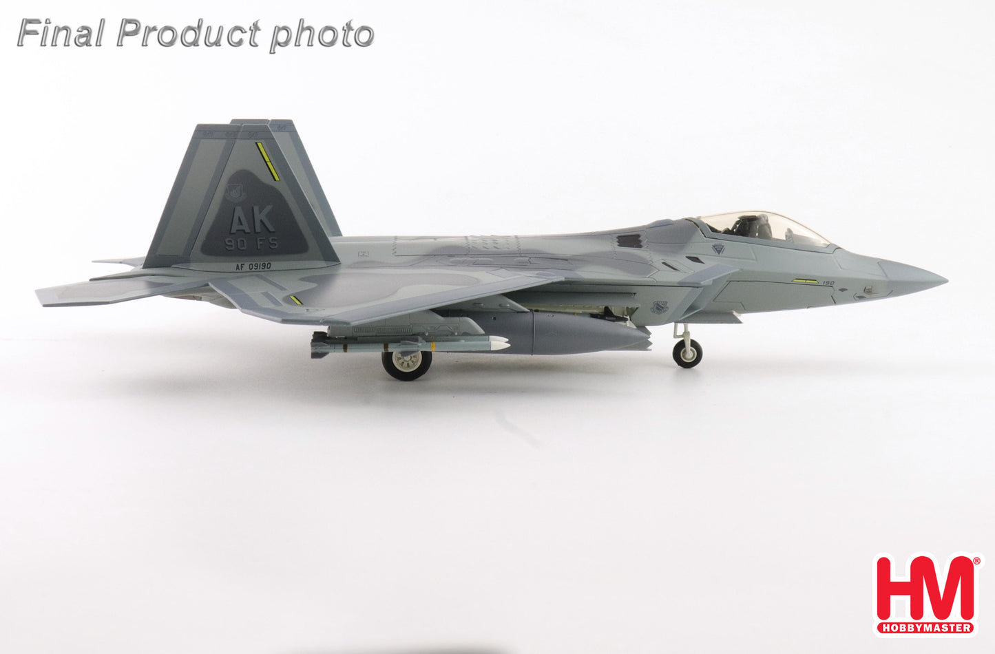HOBBY MASTER F-22 90TH FS "100TH ANNIVERSARY SCHEME" 09-4190 90TH FS ELMENDORF AB 2017