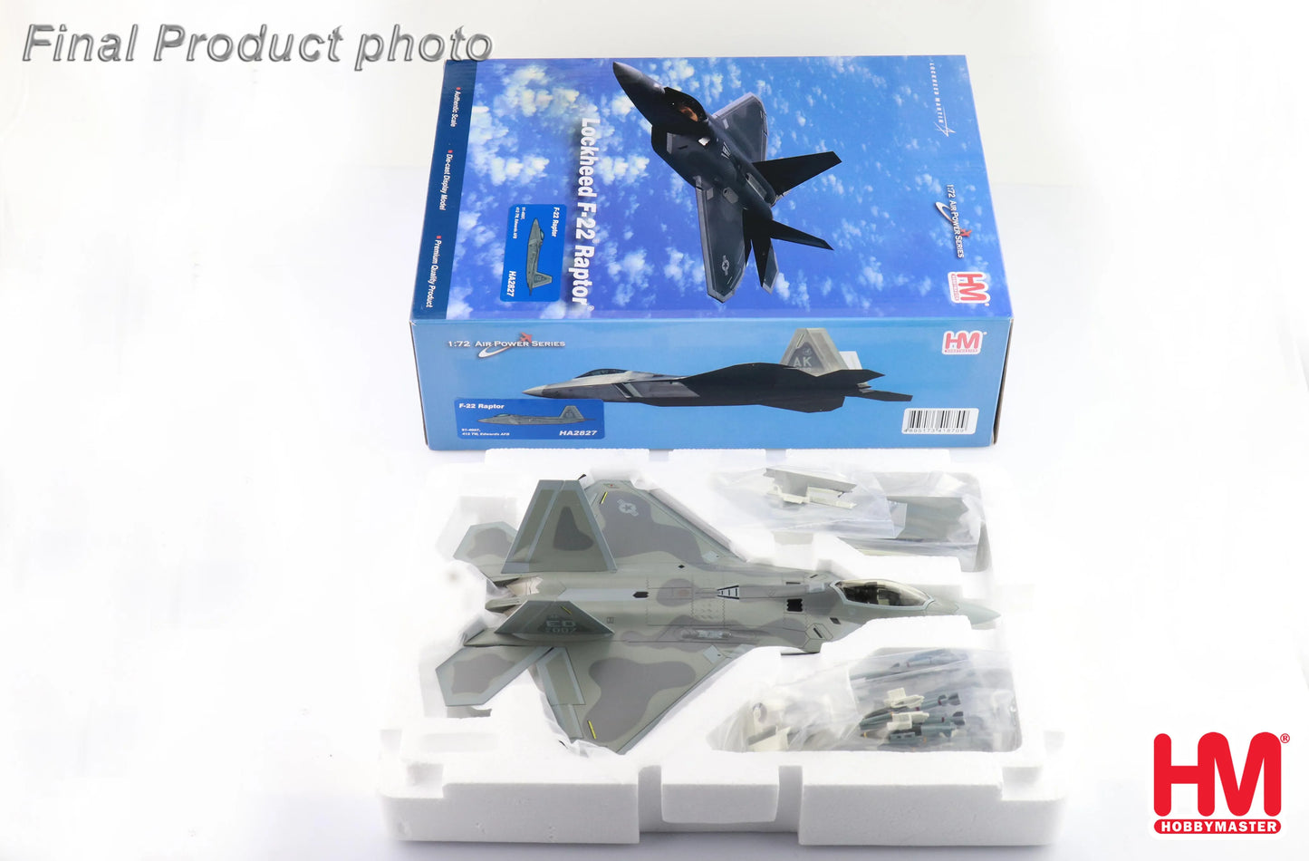 HOBBY MASTER F-22 RAPTOR 91-4007 412 TW EDWARDS AFB