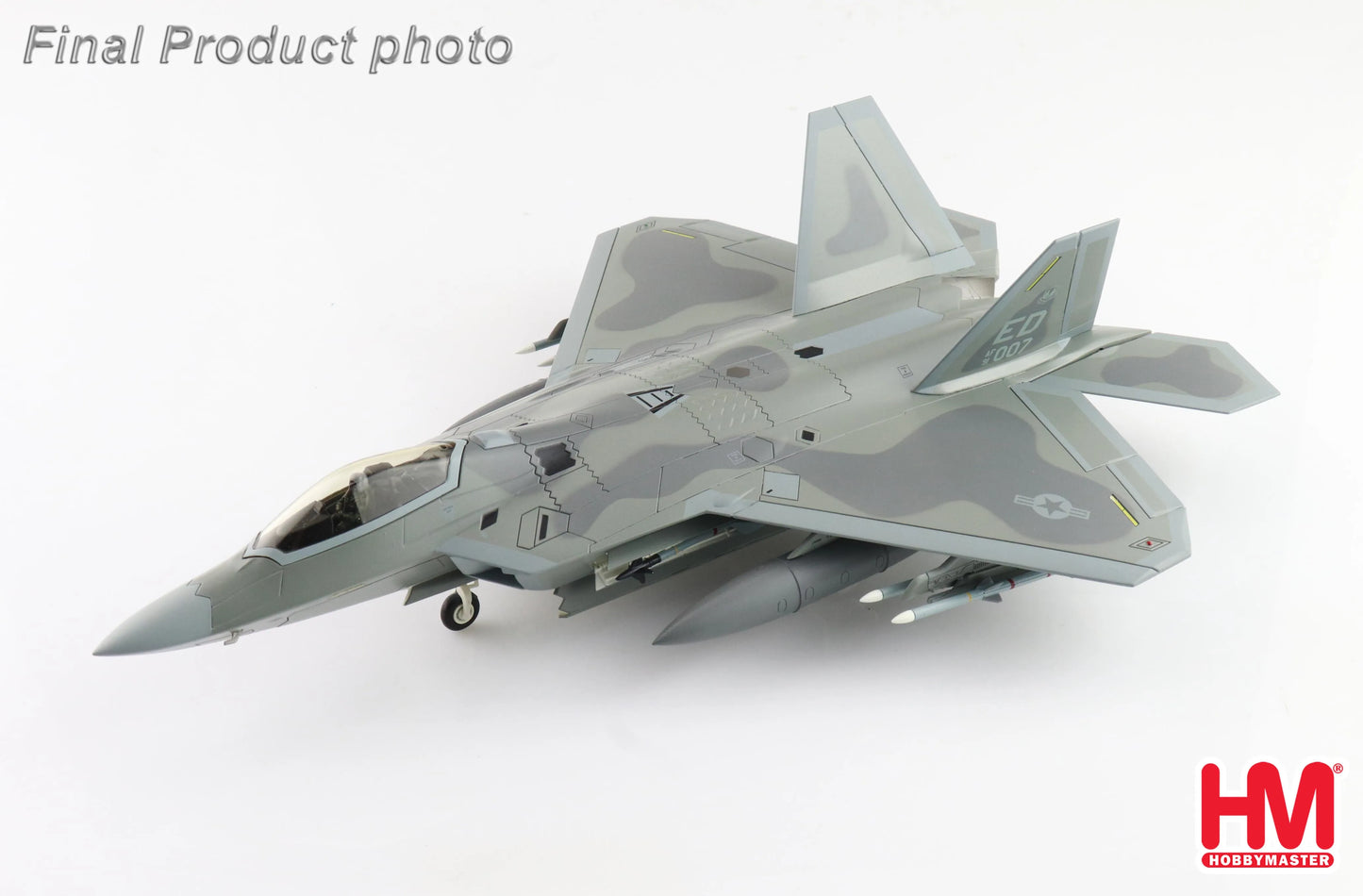 HOBBY MASTER F-22 RAPTOR 91-4007 412 TW EDWARDS AFB