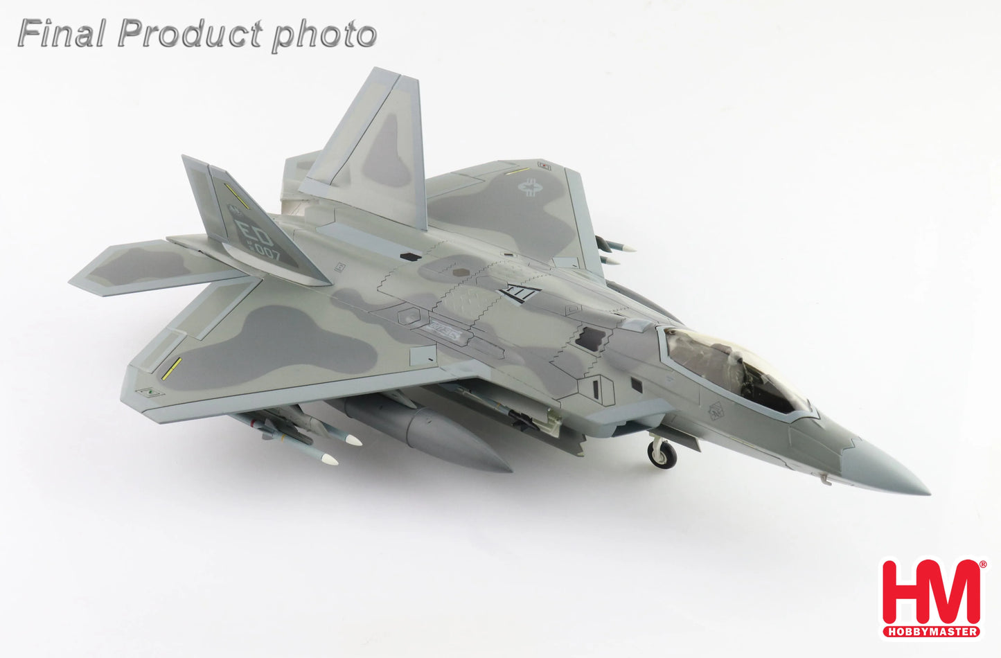 HOBBY MASTER F-22 RAPTOR 91-4007 412 TW EDWARDS AFB