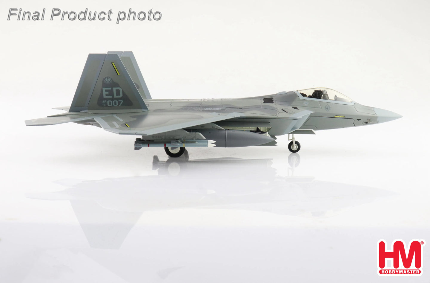 HOBBY MASTER F-22 RAPTOR 91-4007 412 TW EDWARDS AFB