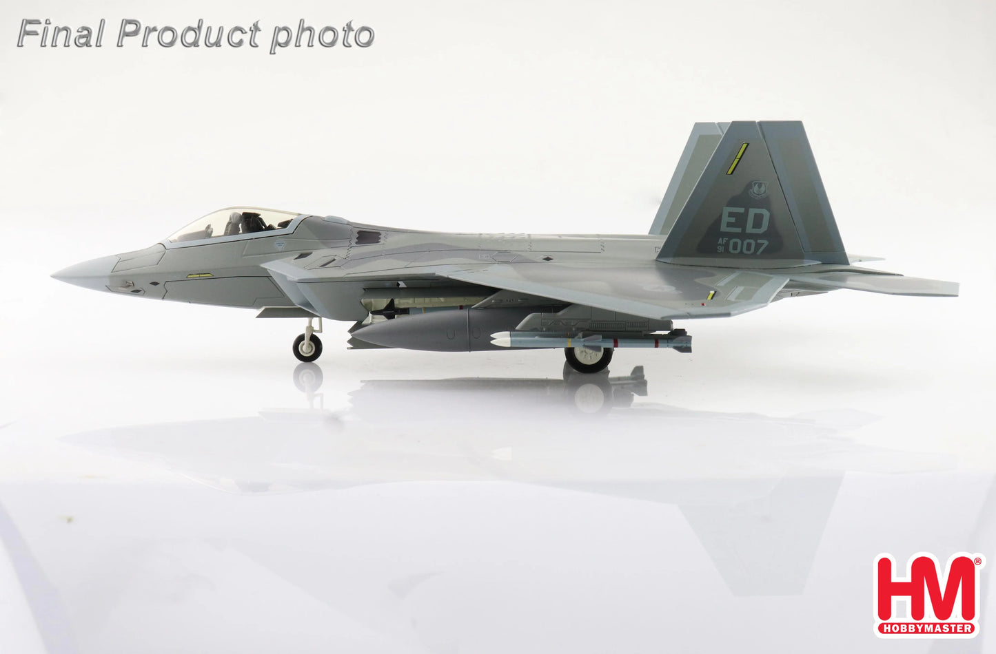 HOBBY MASTER F-22 RAPTOR 91-4007 412 TW EDWARDS AFB