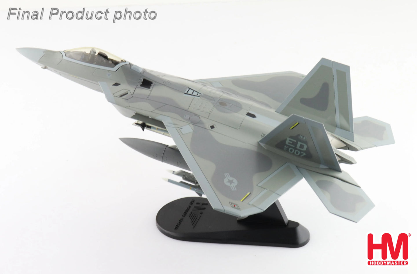 HOBBY MASTER F-22 RAPTOR 91-4007 412 TW EDWARDS AFB