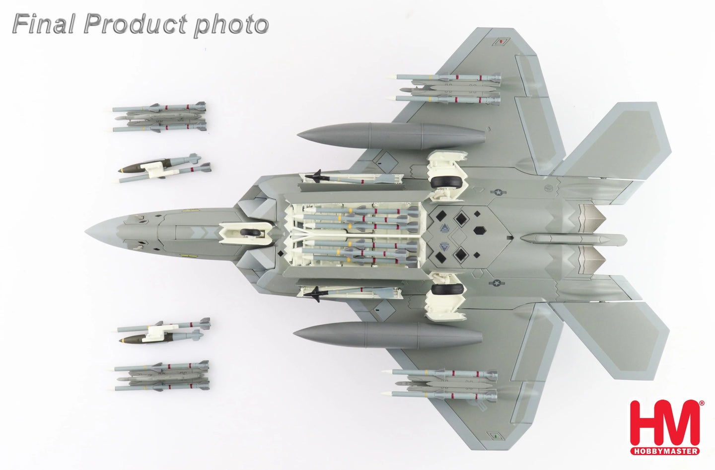 HOBBY MASTER F-22 RAPTOR 91-4007 412 TW EDWARDS AFB