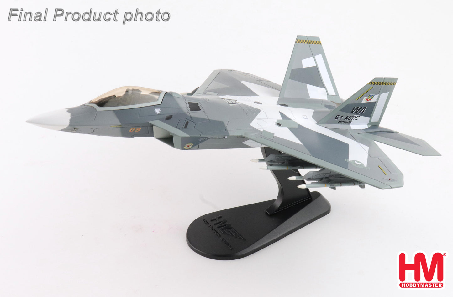 HOBBY MASTER F-22 USAF "SPLINTER CAMOUFLAGE (FICTITIOUS SCHEME)"