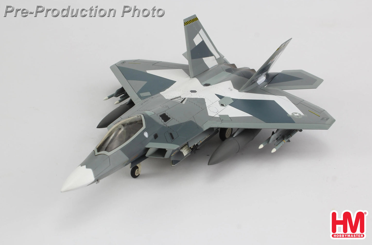 HOBBY MASTER F-22 USAF "SPLINTER CAMOUFLAGE (FICTITIOUS SCHEME)"