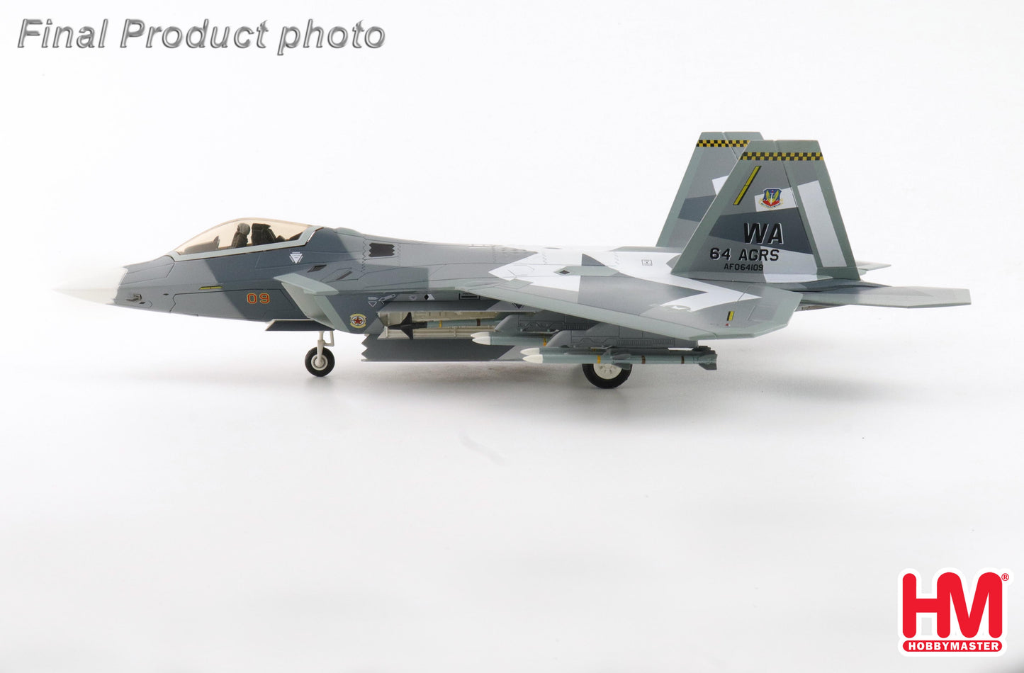 HOBBY MASTER F-22 USAF "SPLINTER CAMOUFLAGE (FICTITIOUS SCHEME)"
