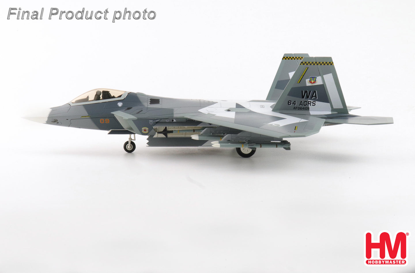 HOBBY MASTER F-22 USAF "SPLINTER CAMOUFLAGE (FICTITIOUS SCHEME)"