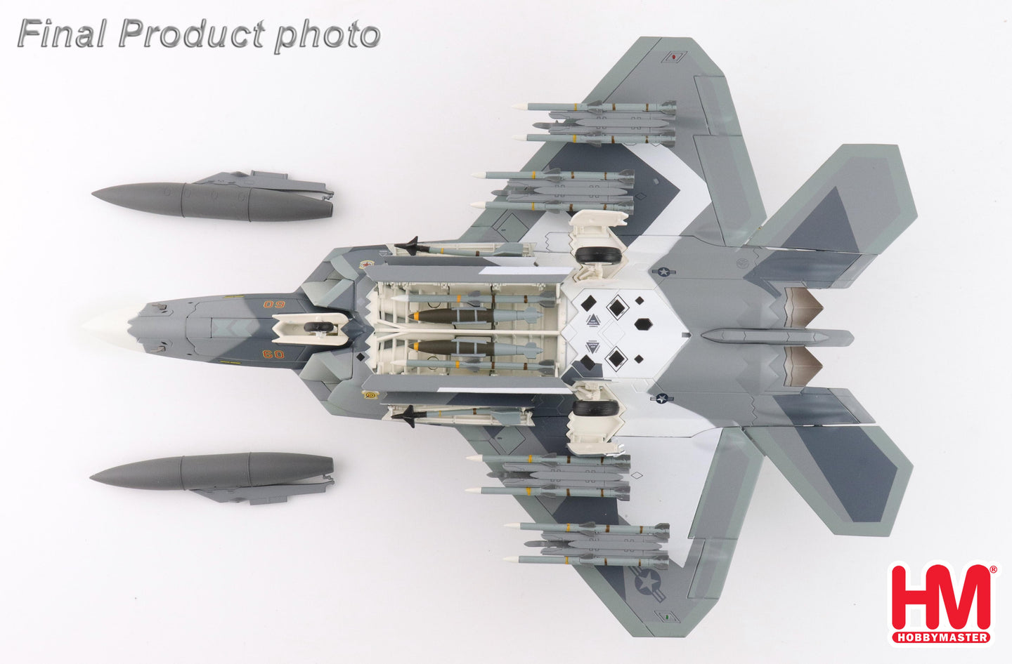 HOBBY MASTER F-22 USAF "SPLINTER CAMOUFLAGE (FICTITIOUS SCHEME)"