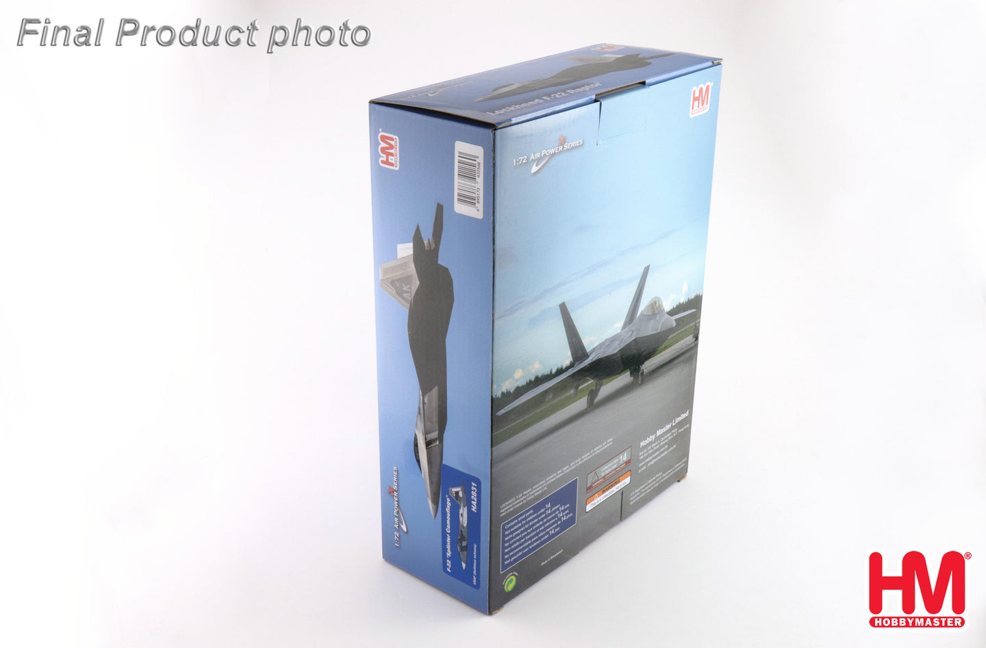 HOBBY MASTER F-22 USAF "SPLINTER CAMOUFLAGE (FICTITIOUS SCHEME)"