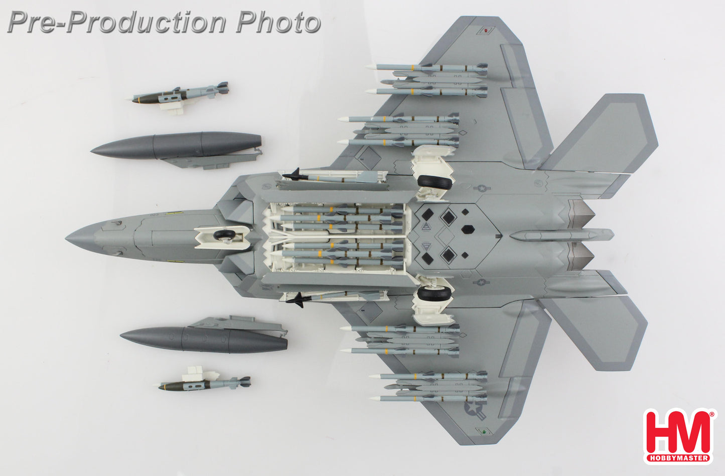 HOBBY MASTER F-22A RAPTOR USAF MAJ. JOSHUA "CABO" GUNDERSON 01-4023 43RD FS 325TH FW TYNDALL AFB