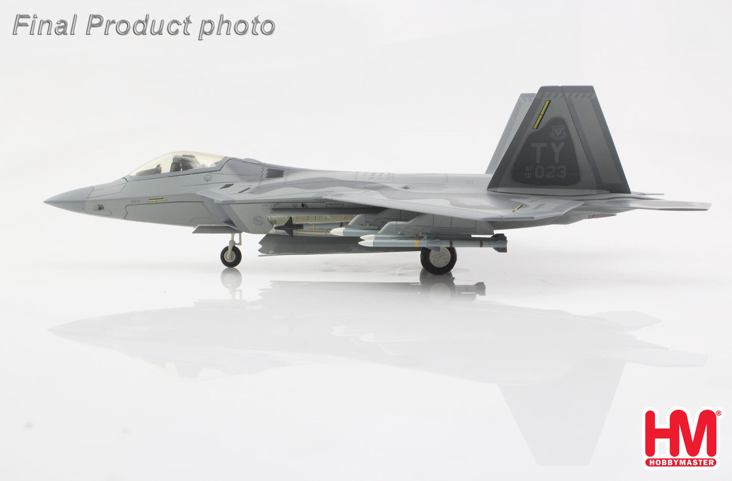 HOBBY MASTER F-22A RAPTOR USAF MAJ. JOSHUA "CABO" GUNDERSON 01-4023 43RD FS 325TH FW TYNDALL AFB