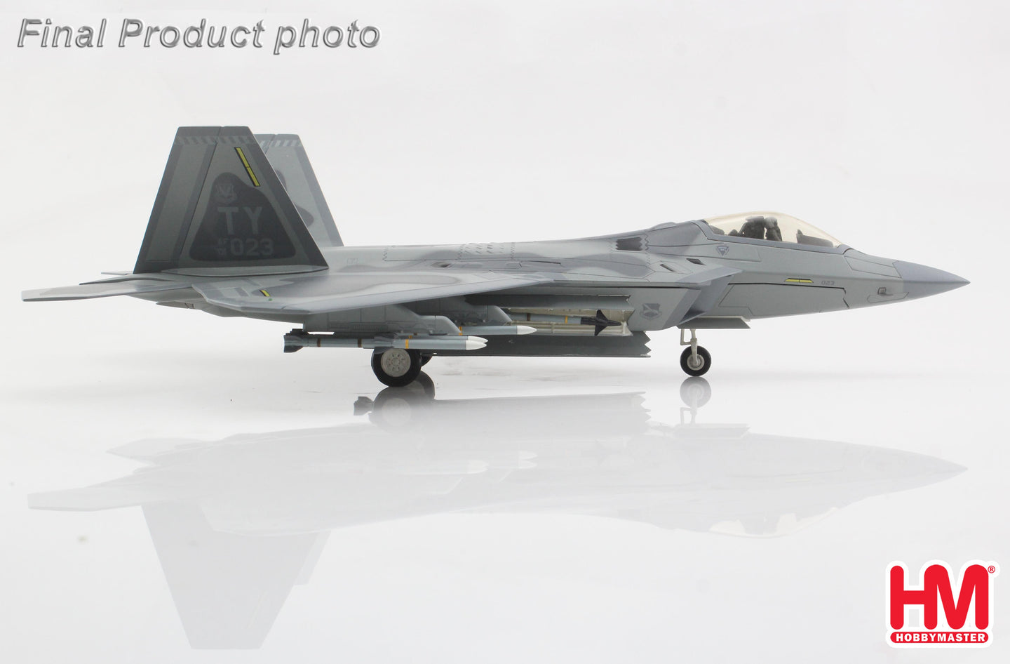 HOBBY MASTER F-22A RAPTOR USAF MAJ. JOSHUA "CABO" GUNDERSON 01-4023 43RD FS 325TH FW TYNDALL AFB