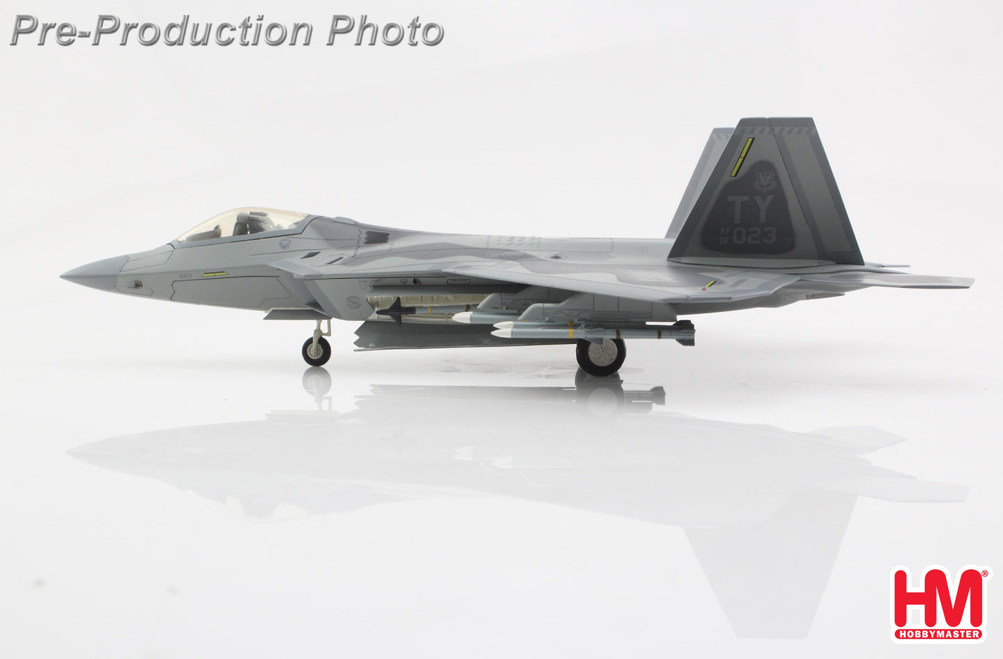 HOBBY MASTER F-22A RAPTOR USAF MAJ. JOSHUA "CABO" GUNDERSON 01-4023 43RD FS 325TH FW TYNDALL AFB