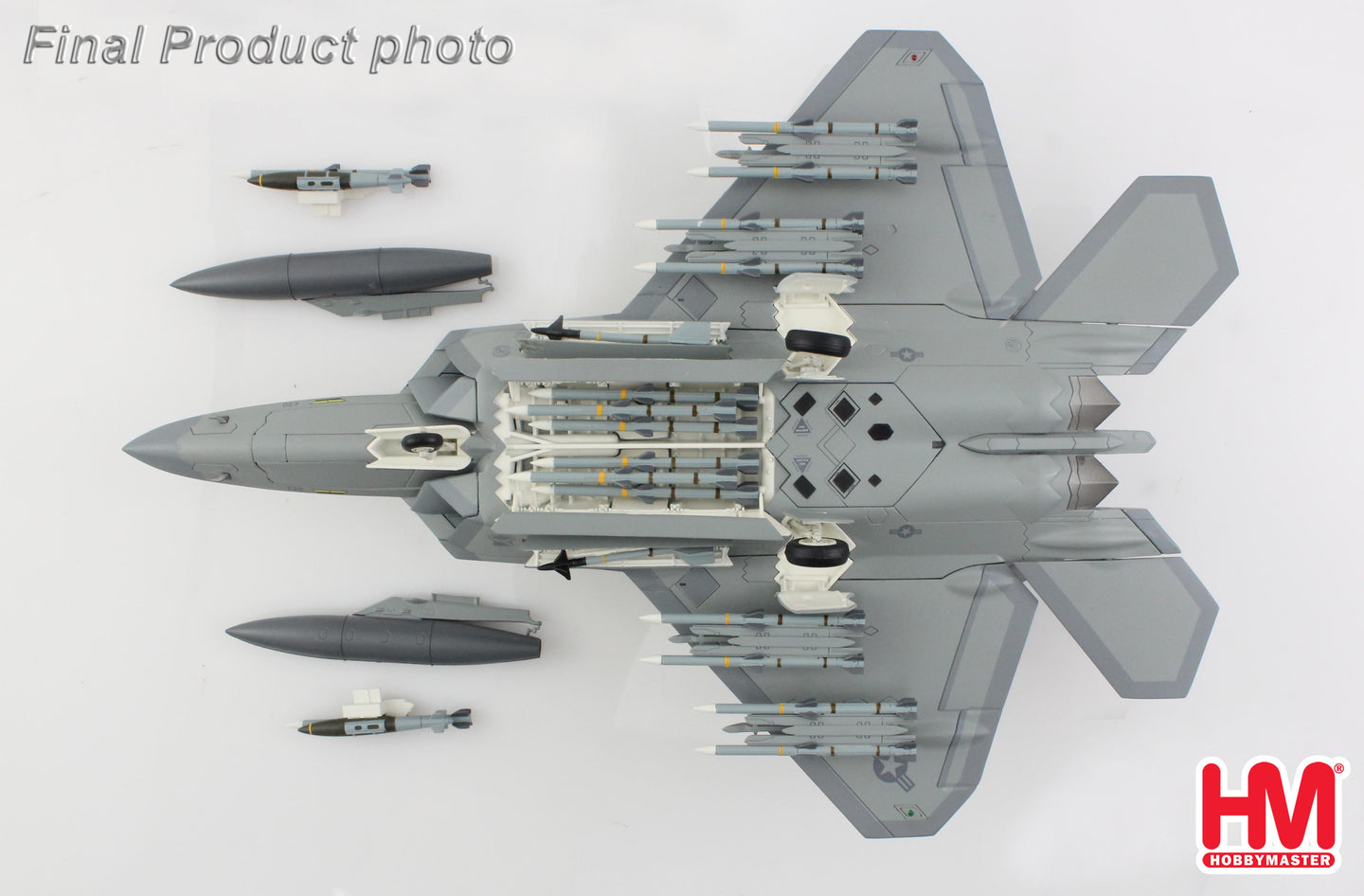 HOBBY MASTER F-22A RAPTOR USAF MAJ. JOSHUA "CABO" GUNDERSON 01-4023 43RD FS 325TH FW TYNDALL AFB