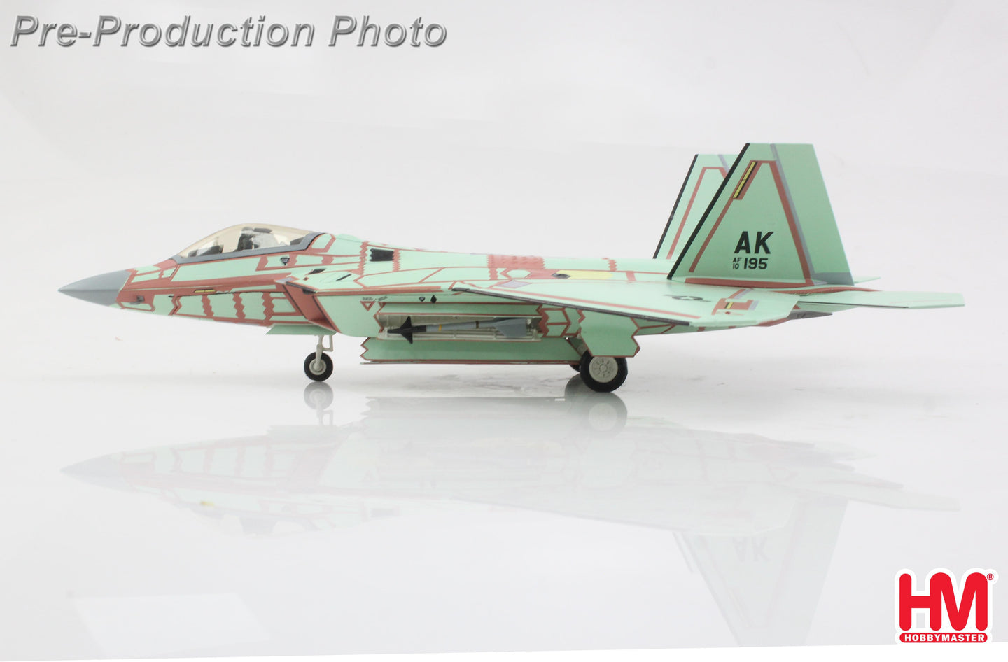 HOBBY MASTER F-22 RAPTOR "LAST RAPTOR (UNPAINTED)" 10-4195 2012