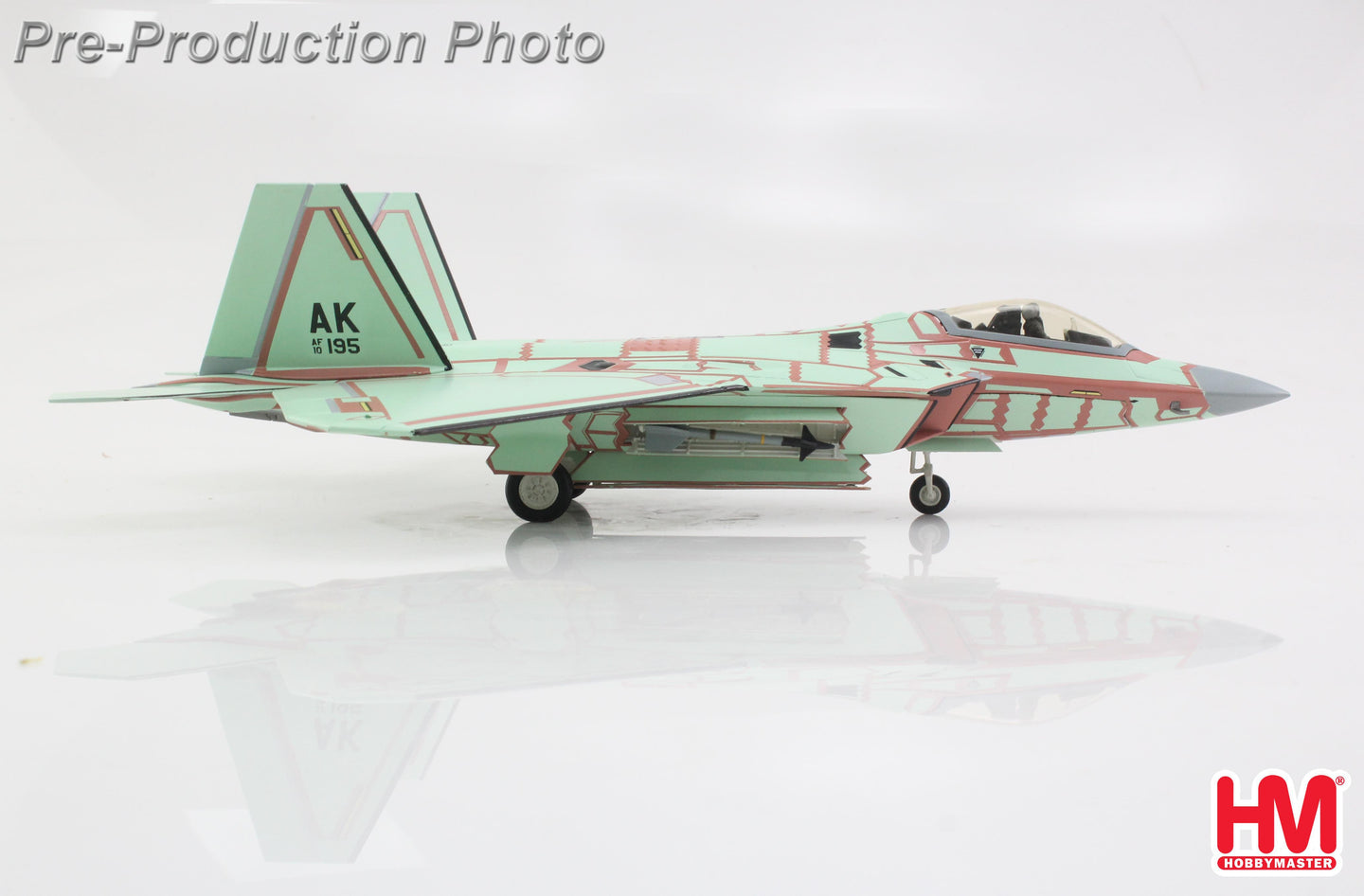 HOBBY MASTER F-22 RAPTOR "LAST RAPTOR (UNPAINTED)" 10-4195 2012
