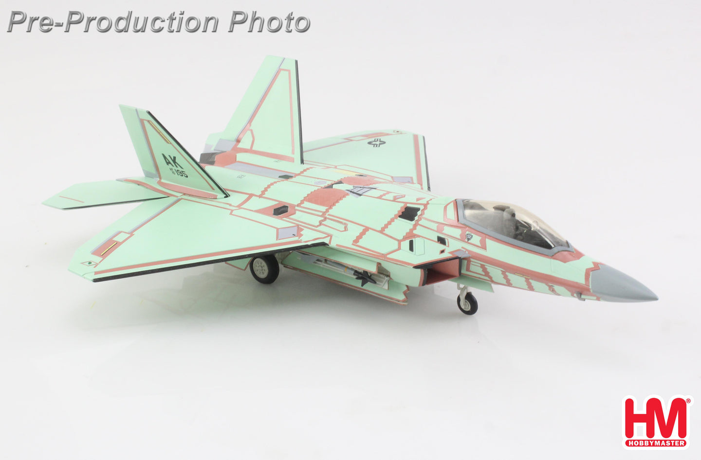 HOBBY MASTER F-22 RAPTOR "LAST RAPTOR (UNPAINTED)" 10-4195 2012