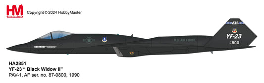 HOBBY MASTER YF-23 "BLACK WIDOW" II PAV-1 87-0800 1990