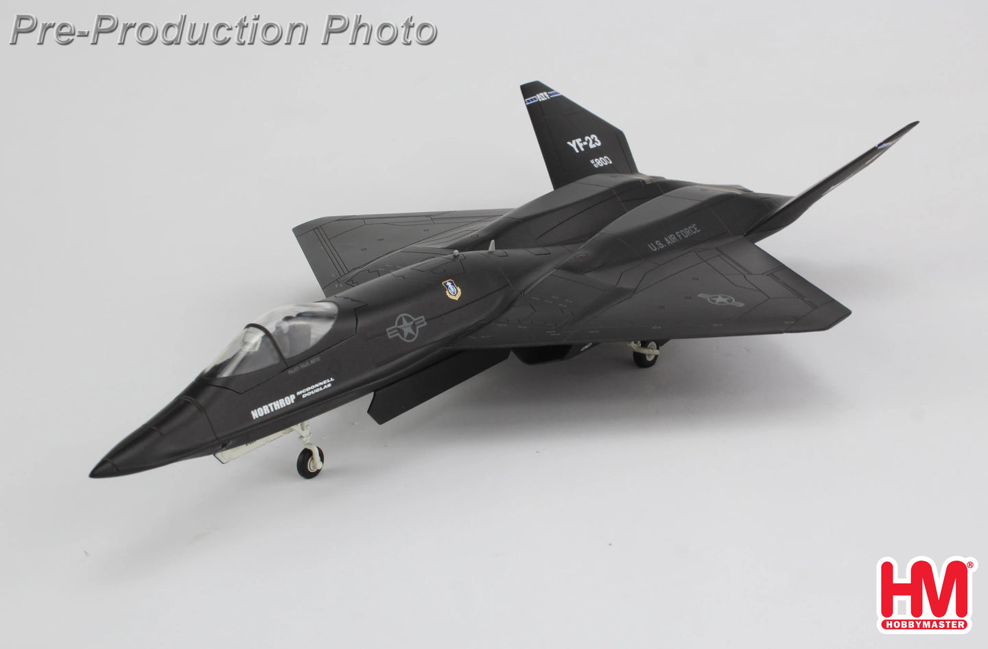 HOBBY MASTER YF-23 "BLACK WIDOW" II PAV-1 87-0800 1990