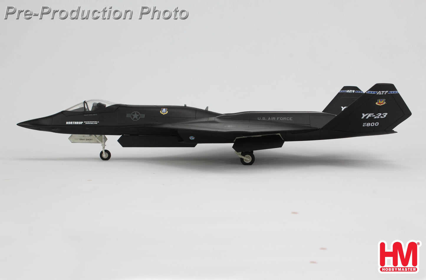 HOBBY MASTER YF-23 "BLACK WIDOW" II PAV-1 87-0800 1990