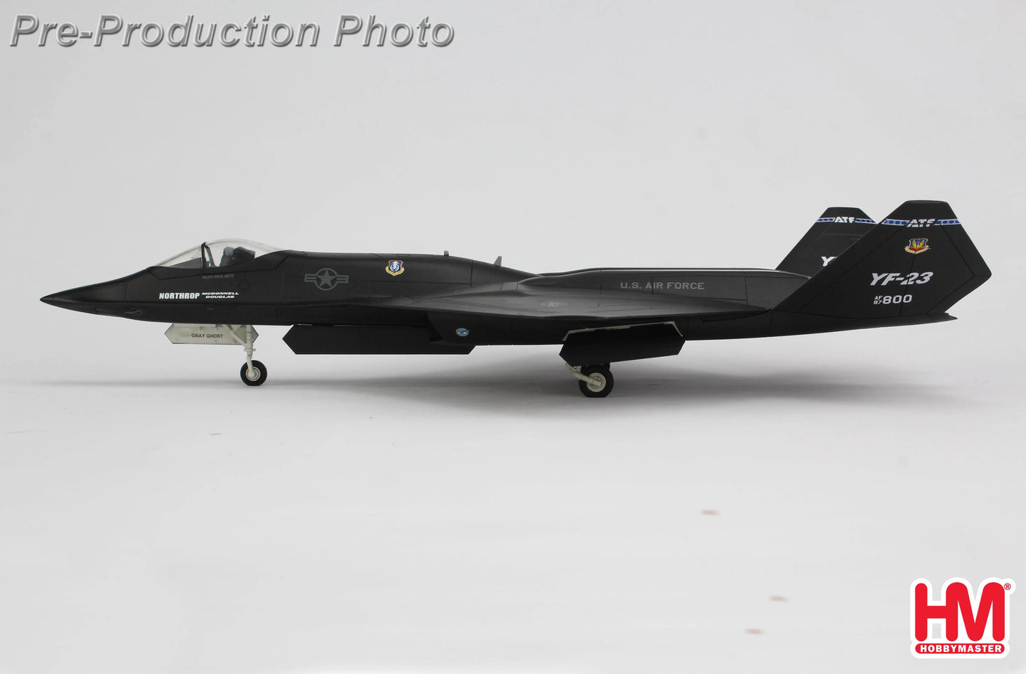 HOBBY MASTER YF-23 "BLACK WIDOW" II PAV-1 87-0800 1990