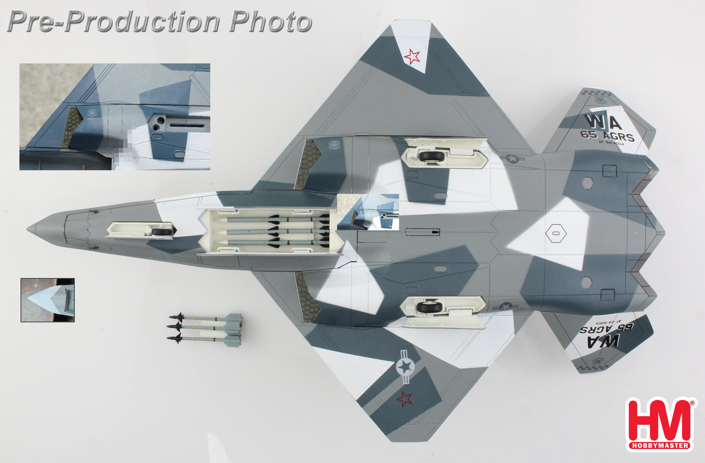 HOBBY MASTER F-23 "SU-57 AGGRESSOR SCHEME" BLUE 054 65TH AGRS NELLIS AF