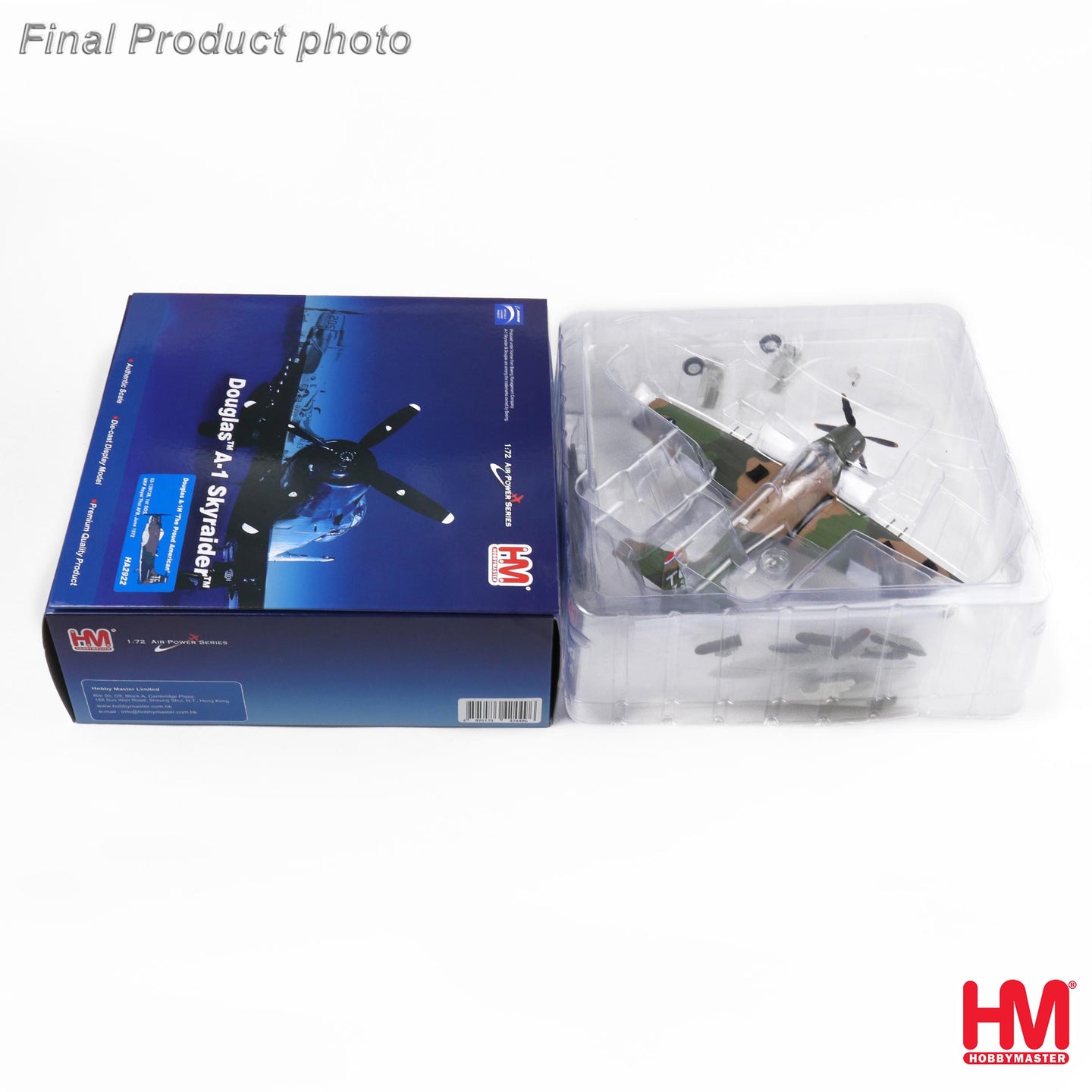 HOBBY MASTER  A-1H SKYRAIDER NKP ROYAL THAI AFB "THE PROUD AMERICAN" 52-139738 1ST SOS JUNE 1972