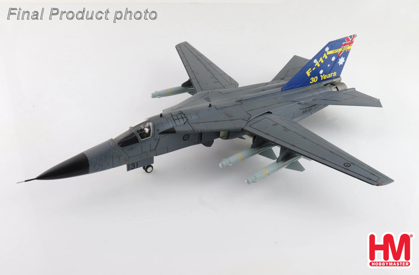 HOBBY MASTER F-111C PIG A8-131 RAAF 1973-2003 (WITH 4 X AGM-142)