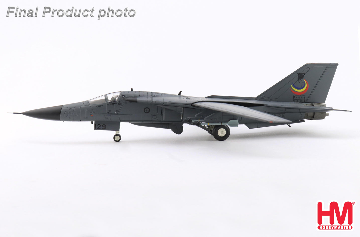 HOBBY MASTER F-111C AARDVARK RAAF NO.1 SQN "FAREWELL SCHEME" A8-129 DECEMBER 2010