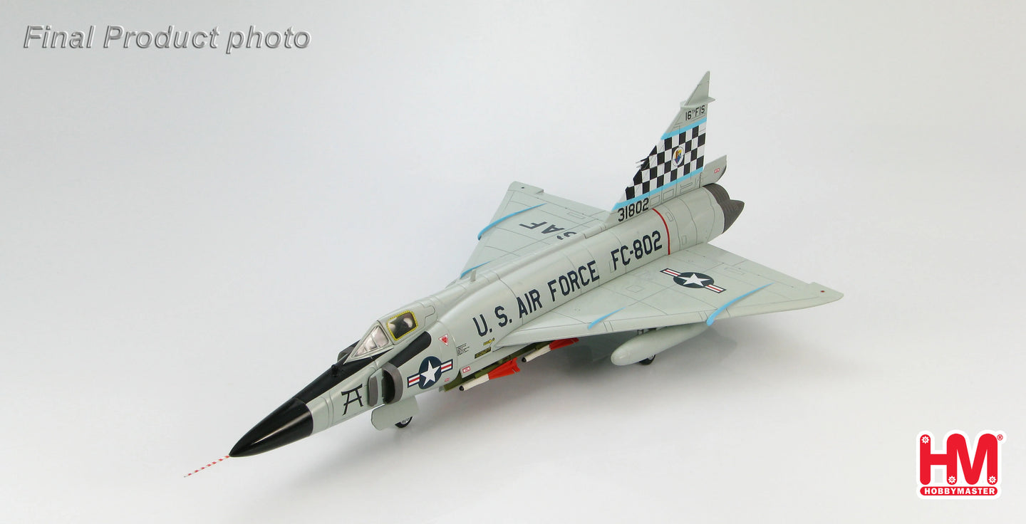 HOBBY MASTER F-102A DELTA DAGGER USAF 31802 OKINAWA 1950'S