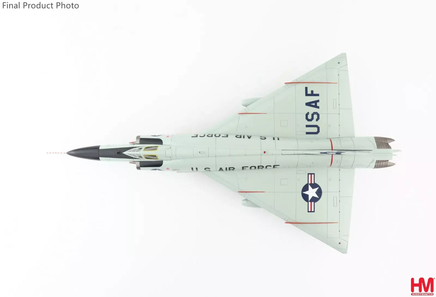 HOBBY MASTER F-102A DELTA DAGGER 0-61363, 196 FIS, 163 FIG, CALIFORNIA AIR NATIONAL GUARD, EARLY 1970S