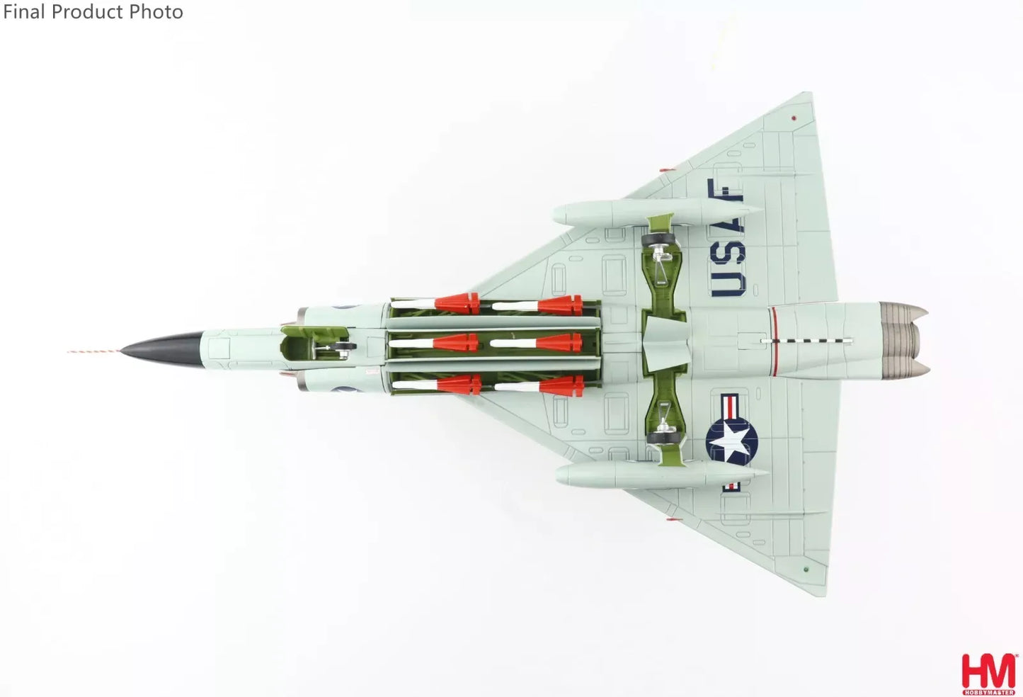 HOBBY MASTER F-102A DELTA DAGGER 0-61363, 196 FIS, 163 FIG, CALIFORNIA AIR NATIONAL GUARD, EARLY 1970S