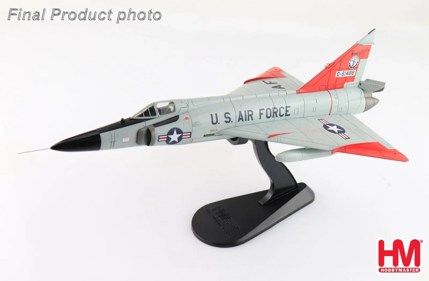 HOBBY MASTER F-102A DELTA DAGGER 56-1488 179 FIS MINNESOTA ANG 1966