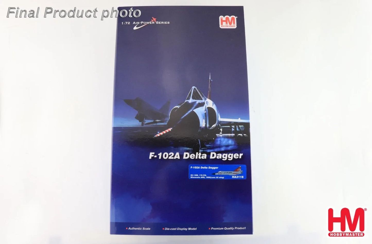HOBBY MASTER F-102A DELTA DAGGER 56-1488 179 FIS MINNESOTA ANG 1966