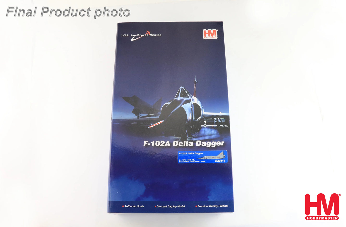 HOBBY MASTER F-102A DELTA DAGGER54-1373 199TH FIS HAWAII ANG 1960S