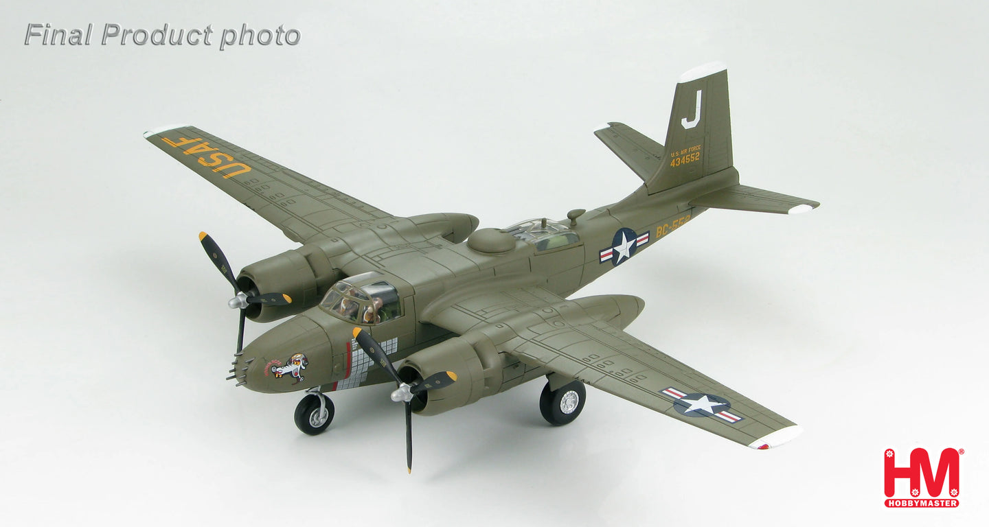 HOBBY MASTER A-26B INVADER "BROWN NOSE" KOREAN CONFLICT 1951