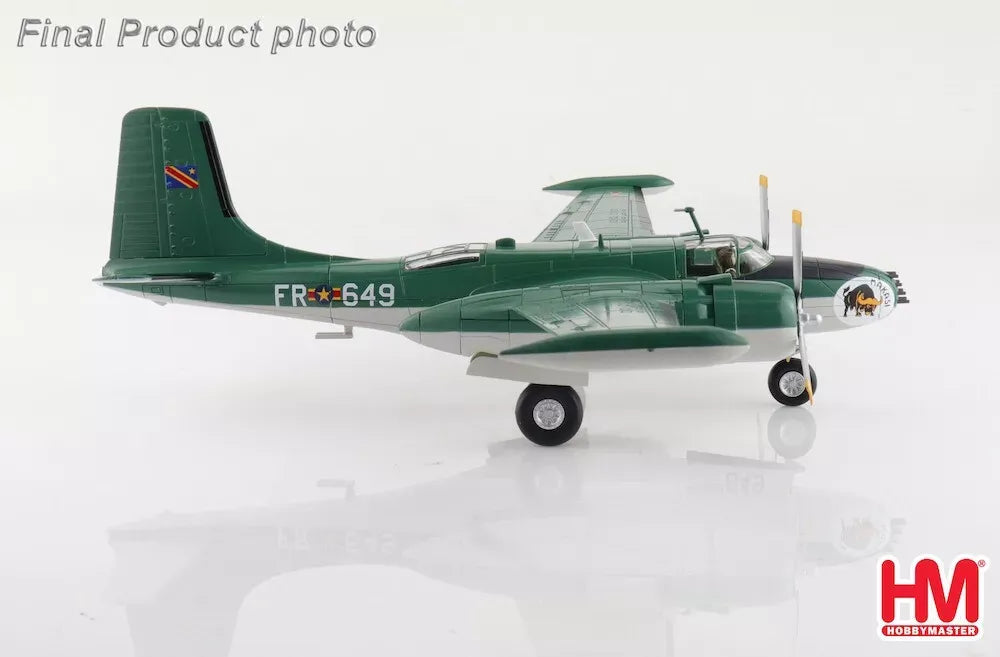 HOBBY MASTER B-26K COUNTER INVADER 64-17649 CONGOLESE AIR FORCE BRAZZAVILLE 1965