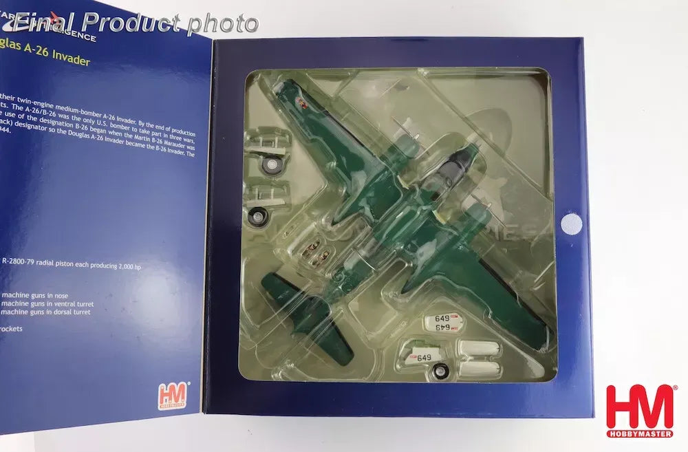 HOBBY MASTER B-26K COUNTER INVADER 64-17649 CONGOLESE AIR FORCE BRAZZAVILLE 1965