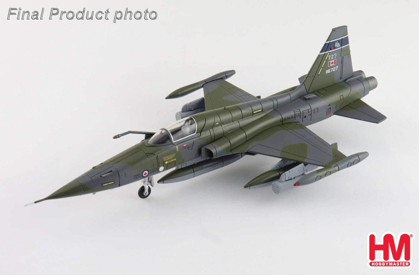 HOBBY MASTER CF-116 (CF-5A) FREEDOM FIGHTER 116727 434 BLUNOSE SQN CANADIAN FORCES 1979