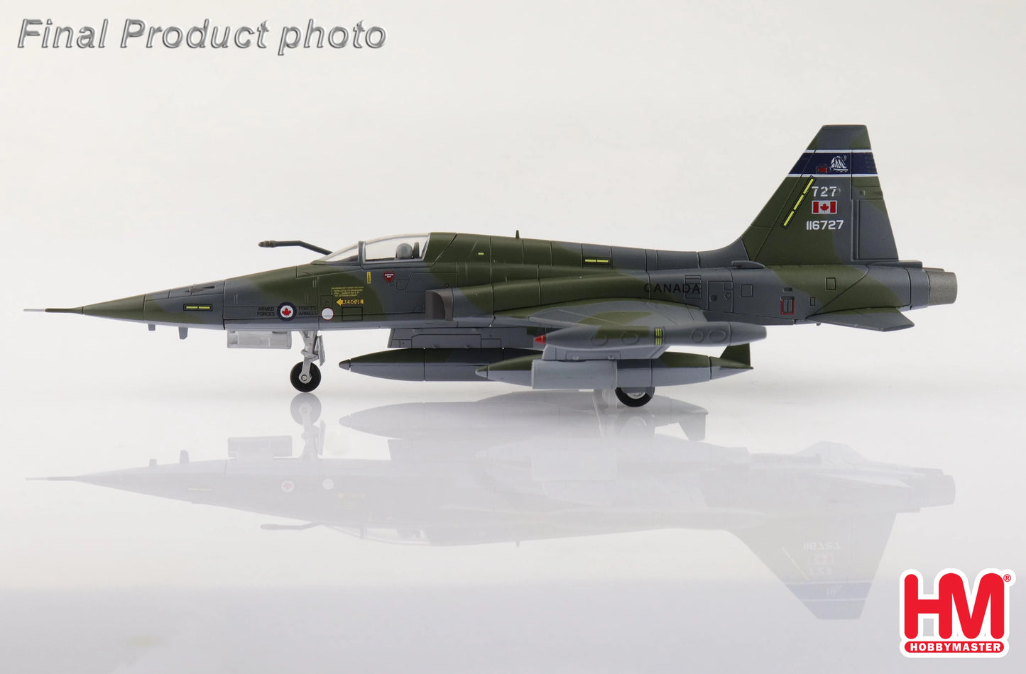 HOBBY MASTER CF-116 (CF-5A) FREEDOM FIGHTER 116727 434 BLUNOSE SQN CANADIAN FORCES 1979