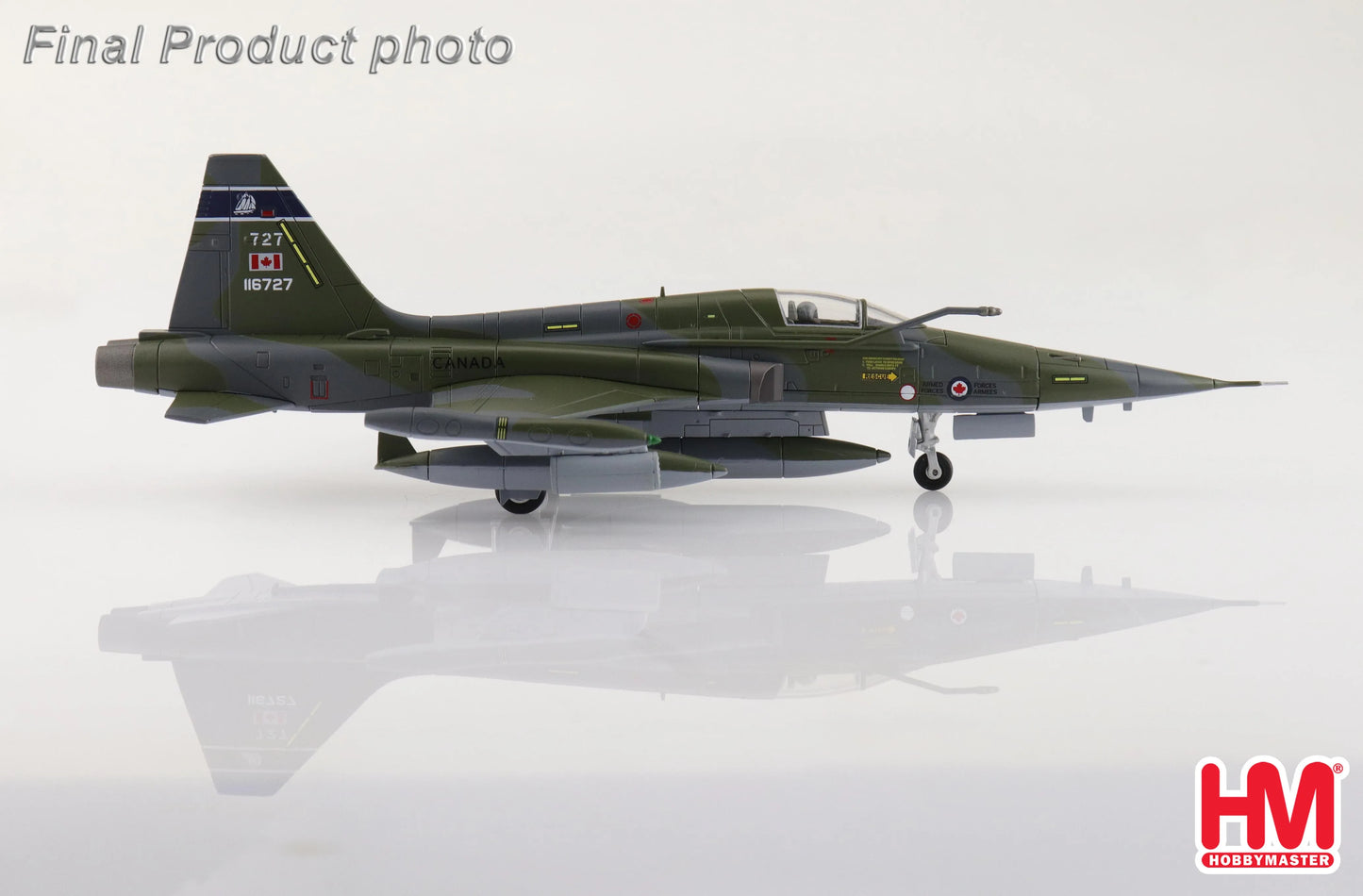 HOBBY MASTER CF-116 (CF-5A) FREEDOM FIGHTER 116727 434 BLUNOSE SQN CANADIAN FORCES 1979