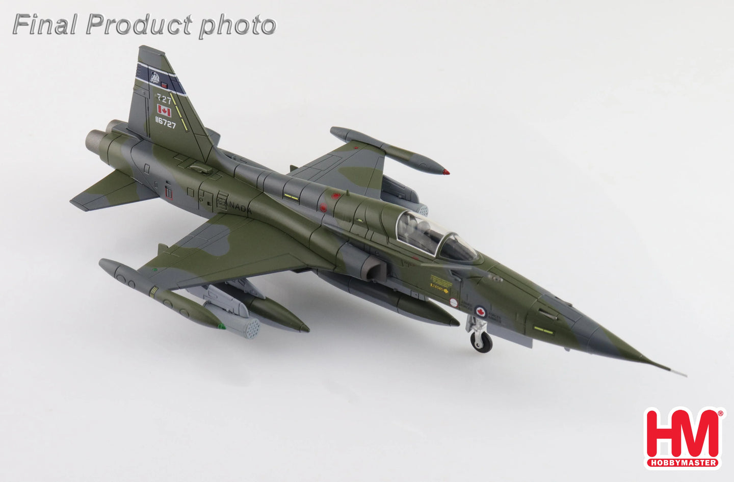 HOBBY MASTER CF-116 (CF-5A) FREEDOM FIGHTER 116727 434 BLUNOSE SQN CANADIAN FORCES 1979