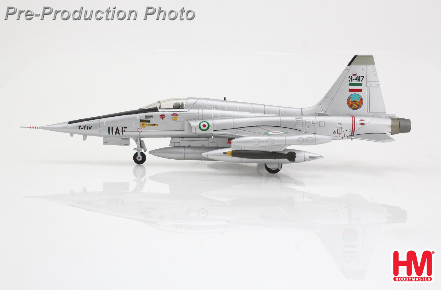 HOBBY MASTER F-5A FREEDOM FIGHTER IMPERIAL IRANIAN AIR FORCE (IIAF) 3-417 1960'S